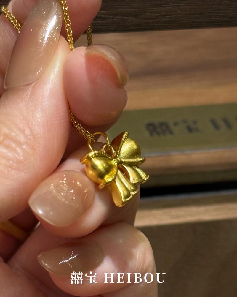 【无氢款】蝴蝶结-吊坠