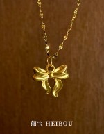 【无氢款】蝴蝶结-吊坠2