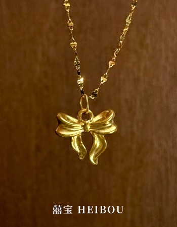 【无氢款】蝴蝶结-吊坠2