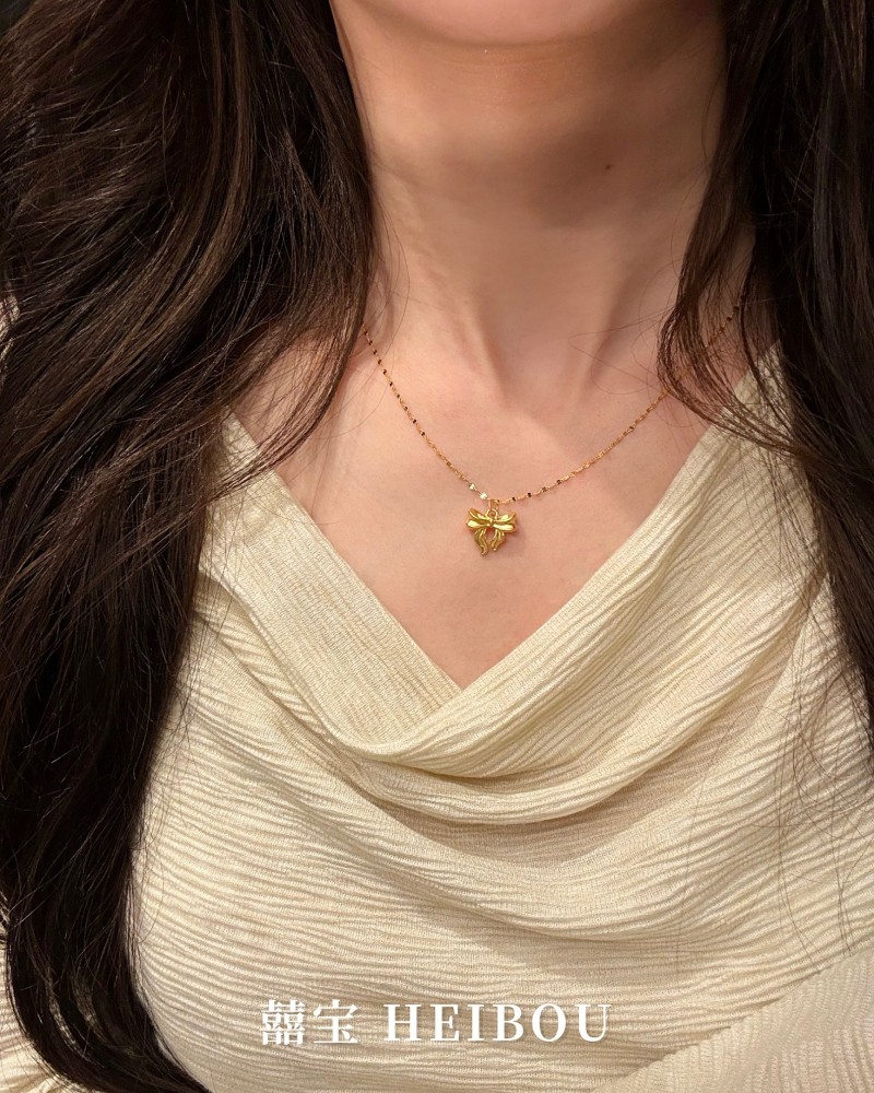 【无氢款】蝴蝶结-吊坠2