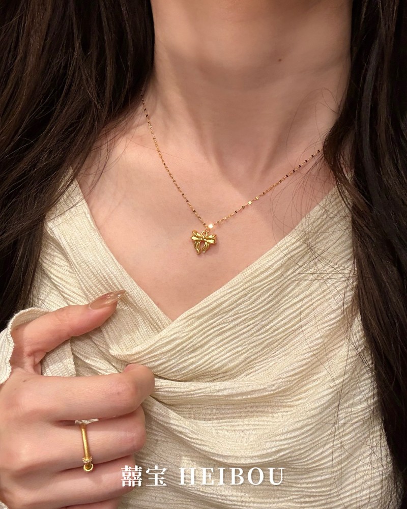 【无氢款】蝴蝶结-吊坠2