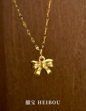 【无氢款】蝴蝶结-吊坠3