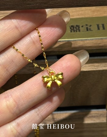 【无氢款】蝴蝶结-吊坠3