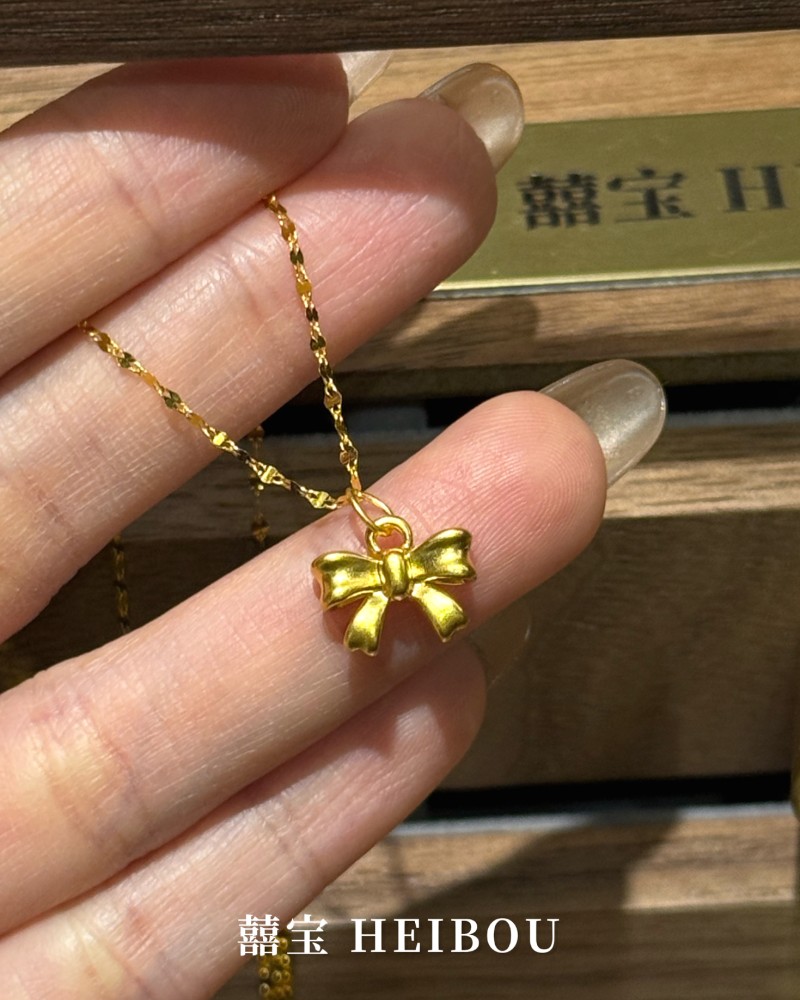 【无氢款】蝴蝶结-吊坠3
