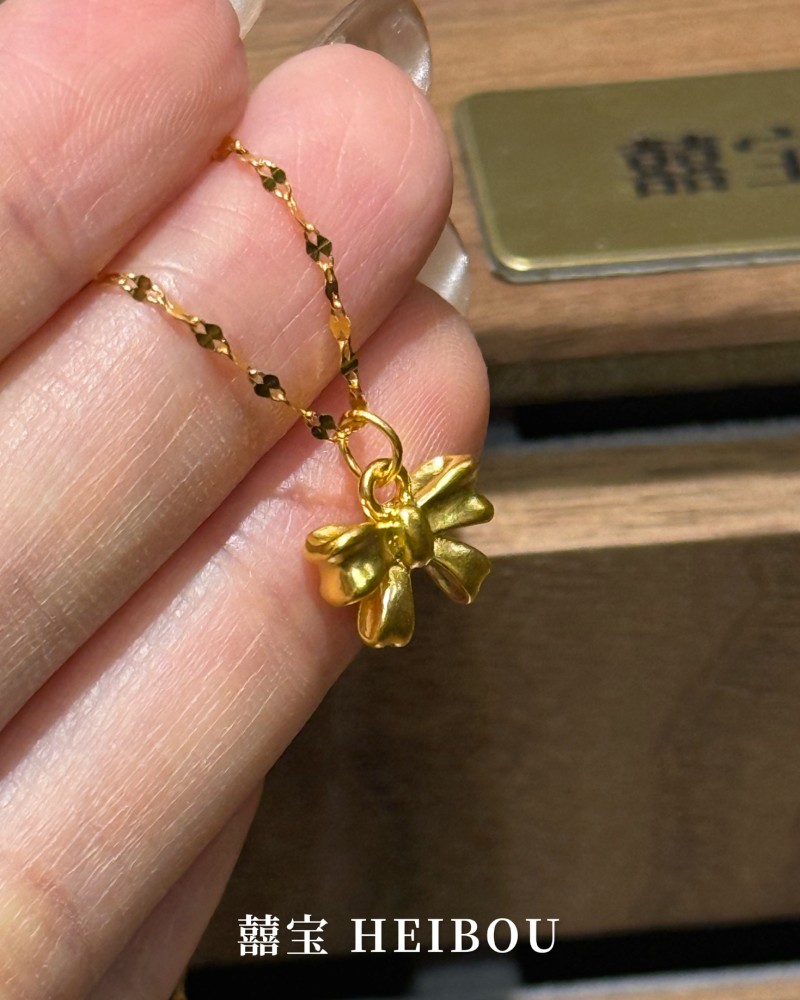 【无氢款】蝴蝶结-吊坠3