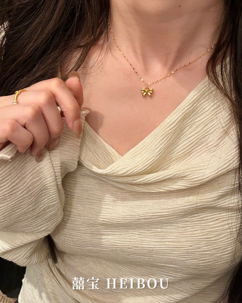 【无氢款】蝴蝶结-吊坠3