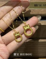 【无氢款】蝴蝶结平安扣-吊坠