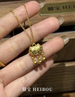 【无氢款】铃铛百福锁-吊坠