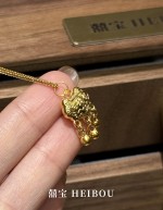 【无氢款】铃铛百福锁-吊坠