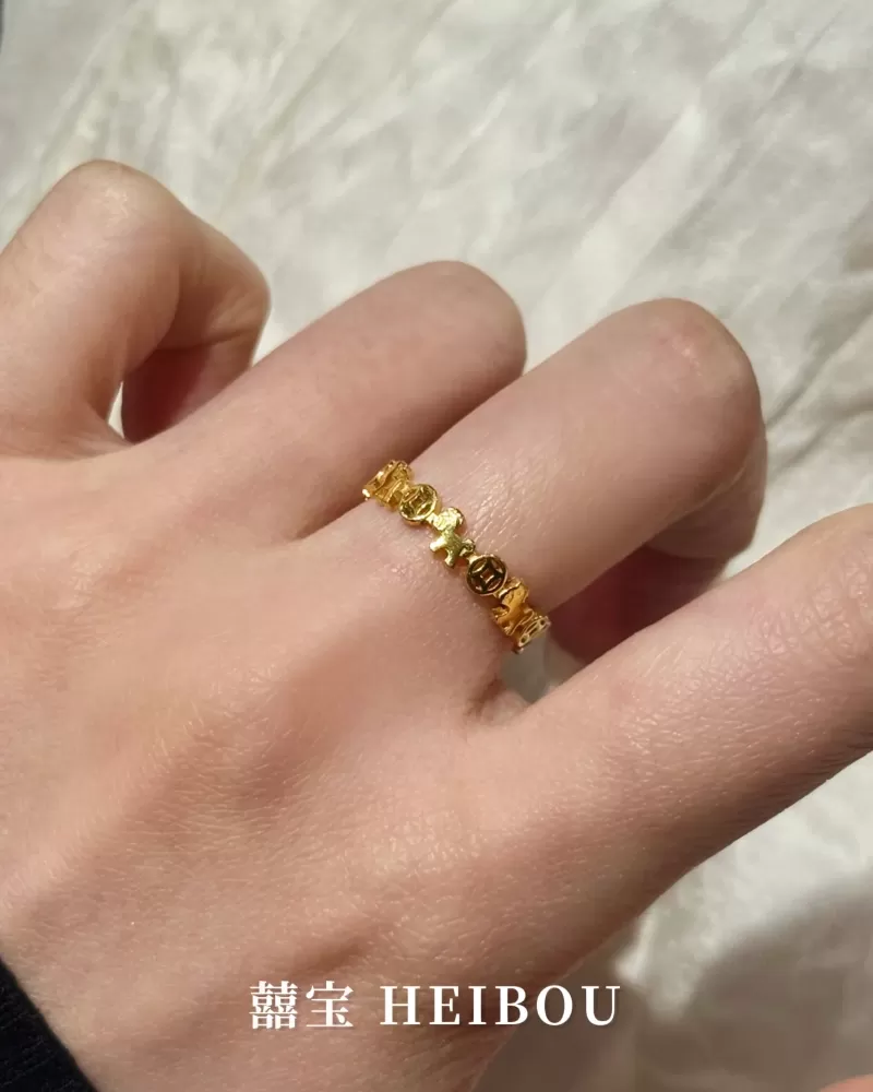 【马年爆款】金币小马戒指