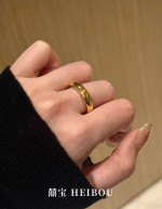 【无氢5D】光面/古法泥鳅背-戒指