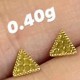 三角形【金克重0.4g+-】 