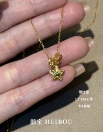【5G实心】锦鲤/星星/环环相扣/微笑-项链/吊坠