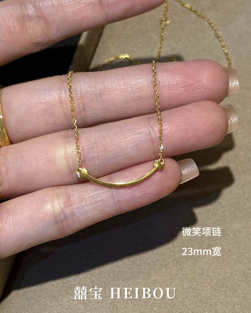 【5G实心】锦鲤/星星/环环相扣/微笑-项链/吊坠