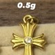 无氢款-十字架【金克重0.5g+-】  + RM219.60 