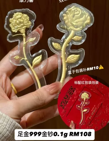 玫瑰花/康乃馨-单花束金钞