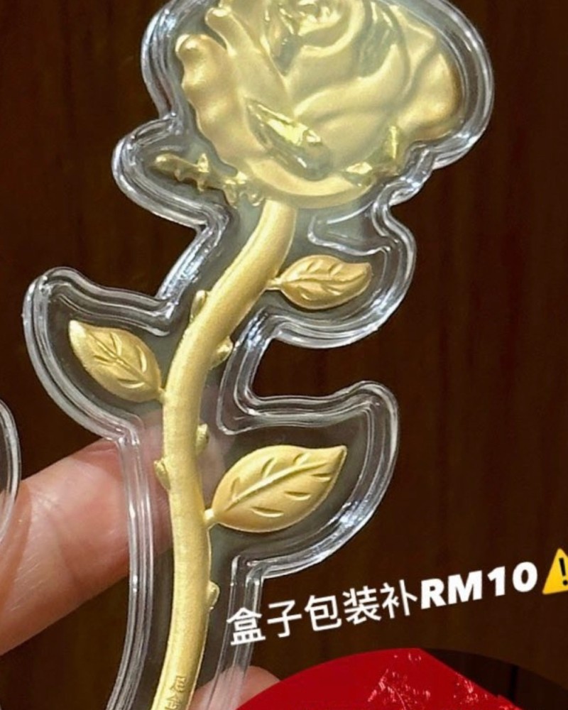 【KL现货】玫瑰花/康乃馨-单花束金钞