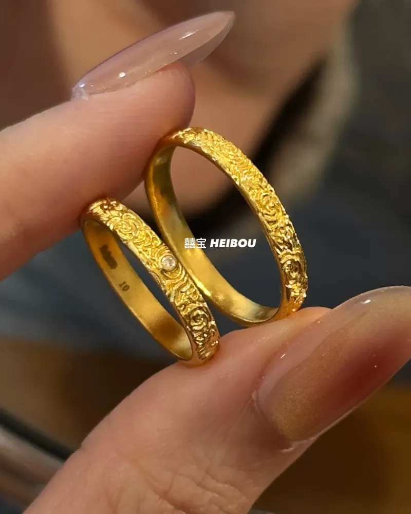 【5G实心】玫瑰花园系列（情侣对戒）