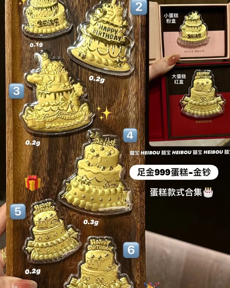 生日蛋糕-造型金钞