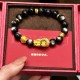 硬金时来运转貔貅金钱球+无氢盘缠-10mm银耀石手串  + RM928.20 