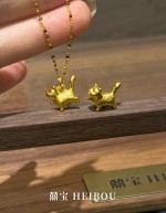 【无氢款】傲娇小猫-吊坠/转运珠