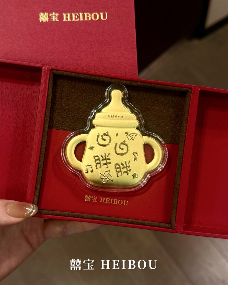 金奶瓶/金奶嘴/如意棒/金汤匙-宝宝金钞