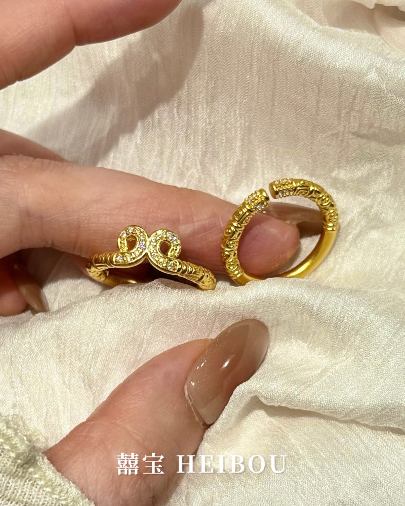 【5D工艺】镶嵌紧箍咒/金箍棒戒指（断货）