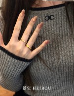 【无氢5D/实心】泥鳅背/镶嵌古法戒指