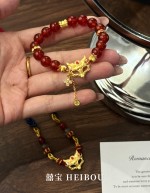 【囍宝原创】狐面红玛瑙手串/项链编绳