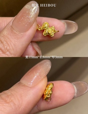 【微硬金】金币小马/马蹄扣（独家定制）